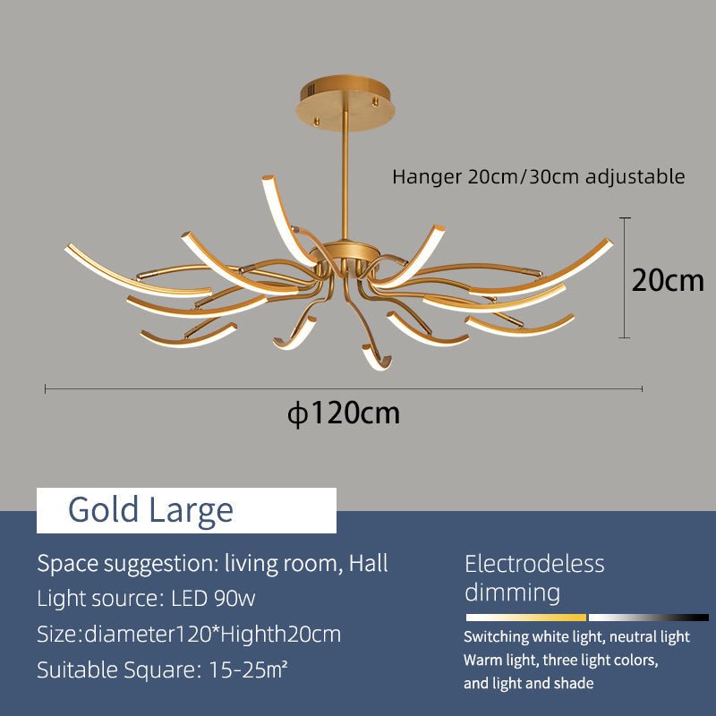 Lustre Estilizado Kroonluchter