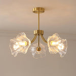 Lustre Floral de Vidro Kalin