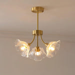 Lustre Floral de Vidro Kalin