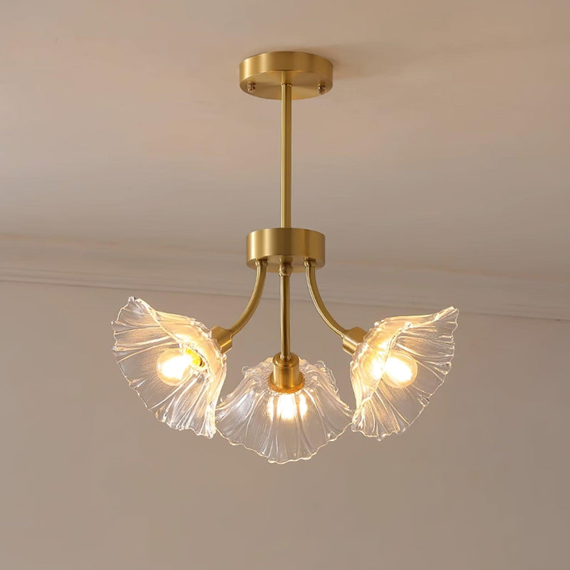 Lustre Floral de Vidro Kalin