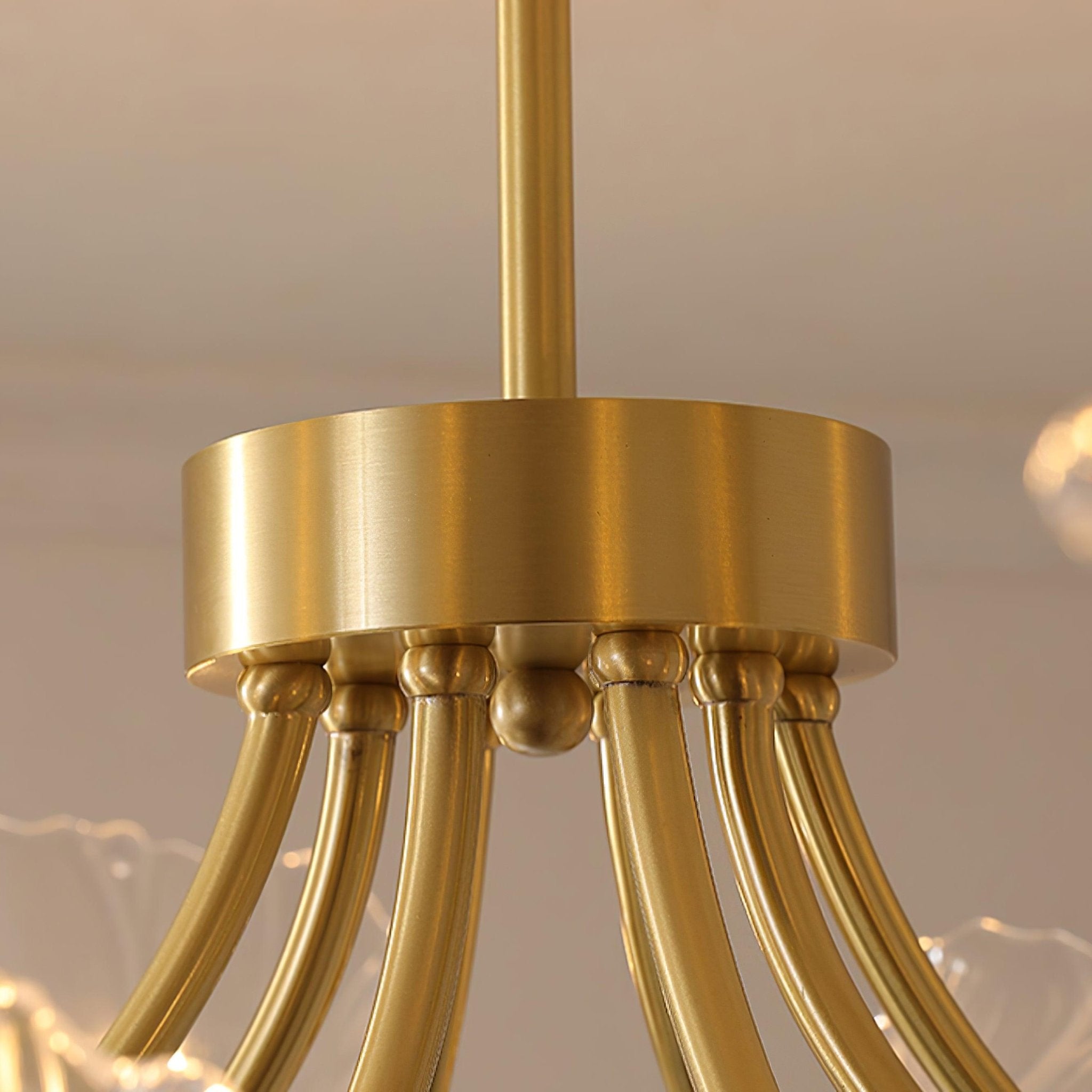 Lustre Floral de Vidro Kalin