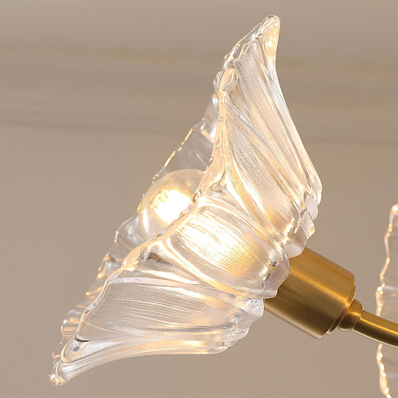 Lustre Floral de Vidro Kalin