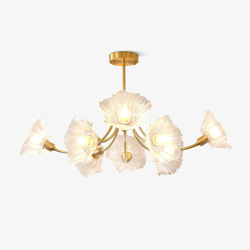 Lustre Floral de Vidro Kalin