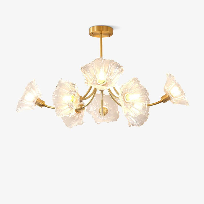 Lustre Floral de Vidro Kalin