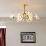 Lustre Floral de Vidro Kalin
