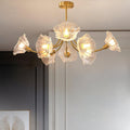 Lustre Floral de Vidro Kalin