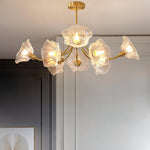 Lustre Floral de Vidro Kalin