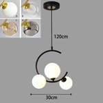 Lustre LED Decorativo Pendente Moderno 1 cabeça tamanho: diâmetro 30cm x altura 120cm (ajustável)