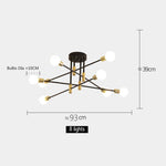 Lustre Orbital | Cúpula de Vidro