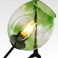 Lustre Sputnik de Vidro Bolha com Design Bifurcado