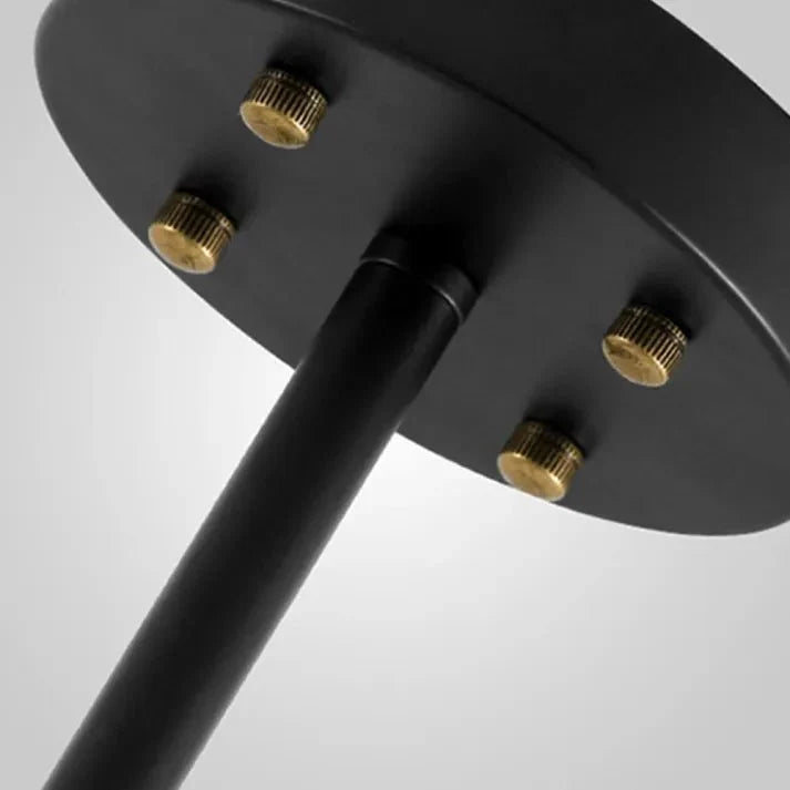 Lustre Sputnik de Vidro Bolha com Design Bifurcado