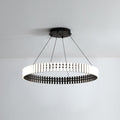 Lustre Suspenso com Iluminação LED Preto & Branco