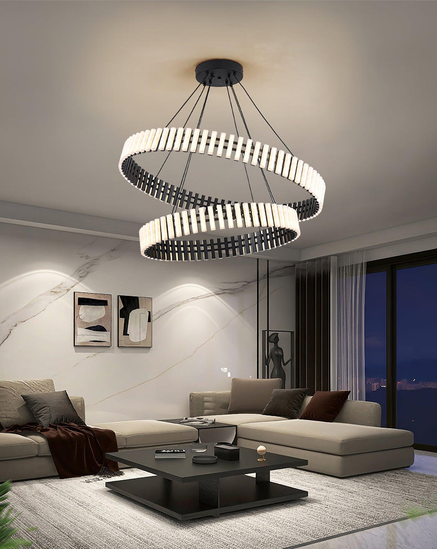 Lustre Suspenso com Iluminação LED
