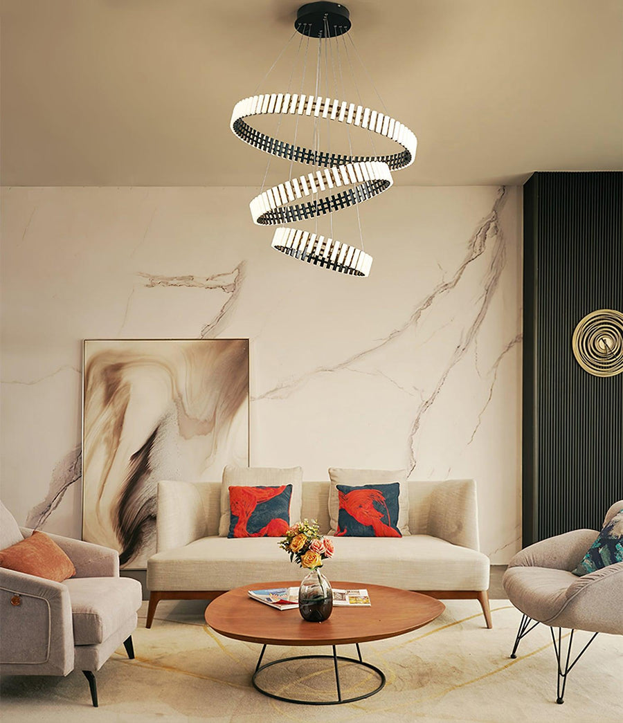 Lustre Suspenso com Iluminação LED
