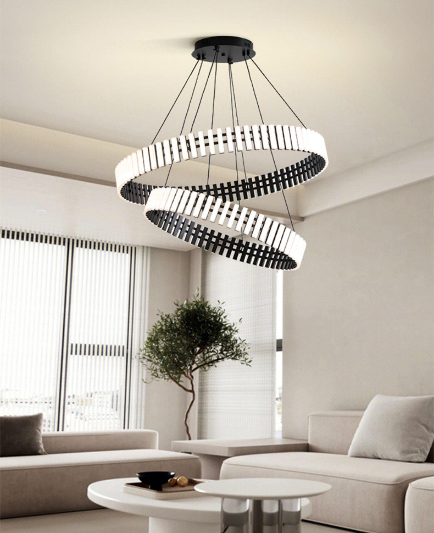 Lustre Suspenso com Iluminação LED