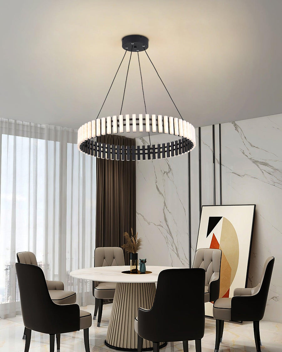 Lustre Suspenso com Iluminação LED