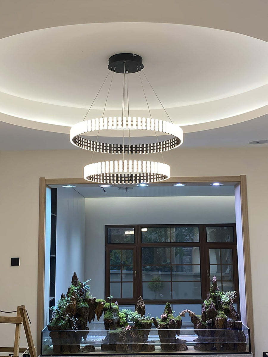 Lustre Suspenso com Iluminação LED
