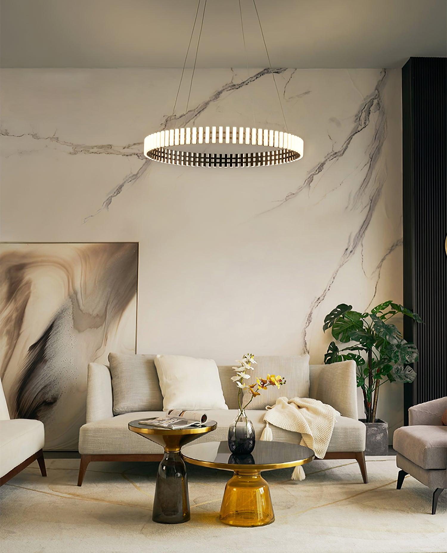 Lustre Suspenso com Iluminação LED