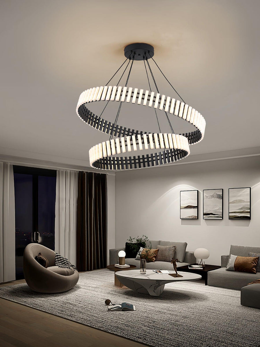 Lustre Suspenso com Iluminação LED