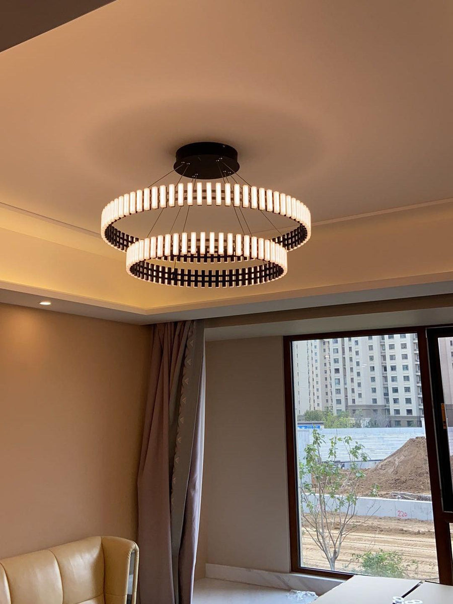 Lustre Suspenso com Iluminação LED