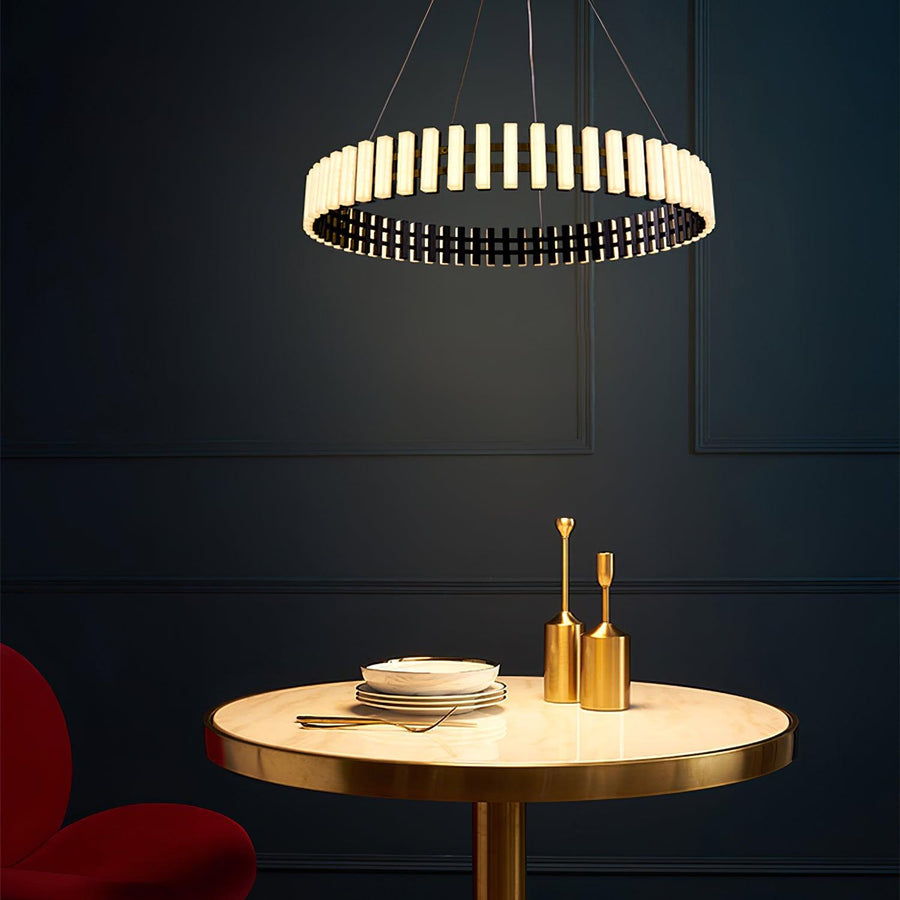 Lustre Suspenso com Iluminação LED