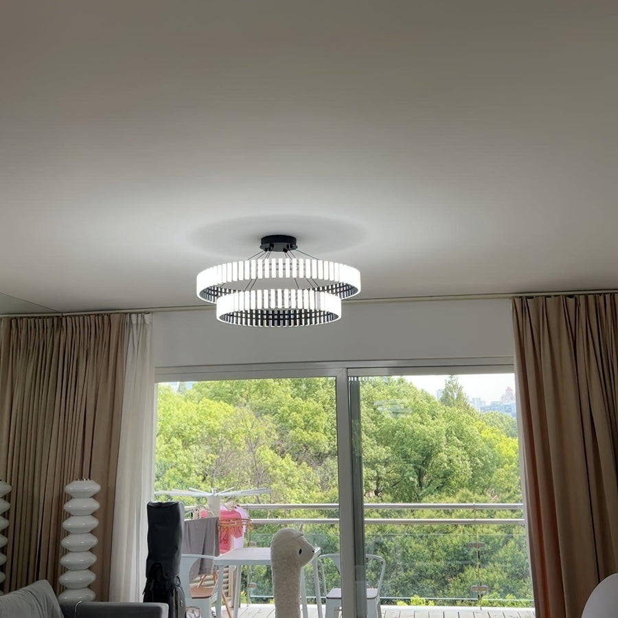 Lustre Suspenso com Iluminação LED