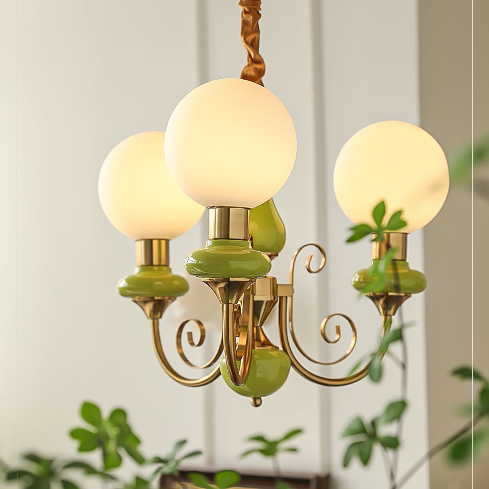 Lustre contemporâneo em onyx