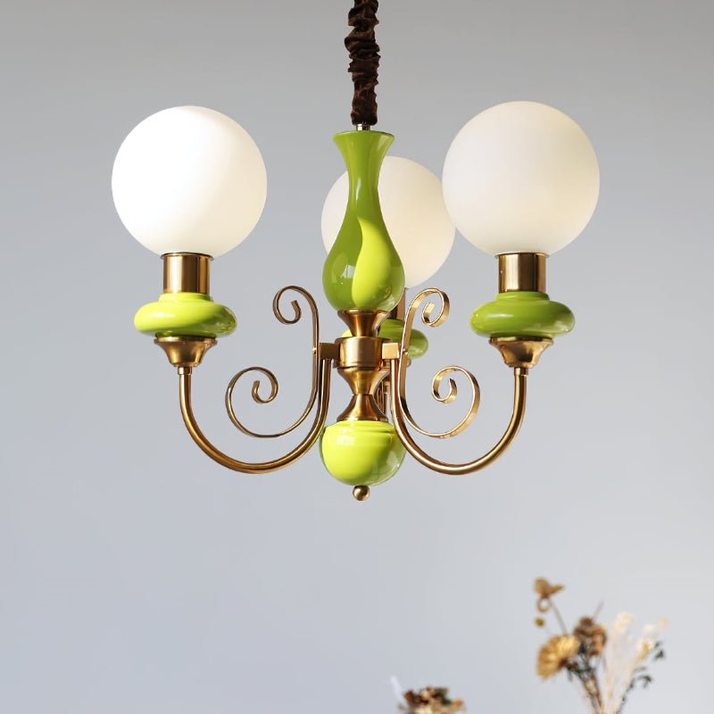 Lustre contemporâneo em onyx