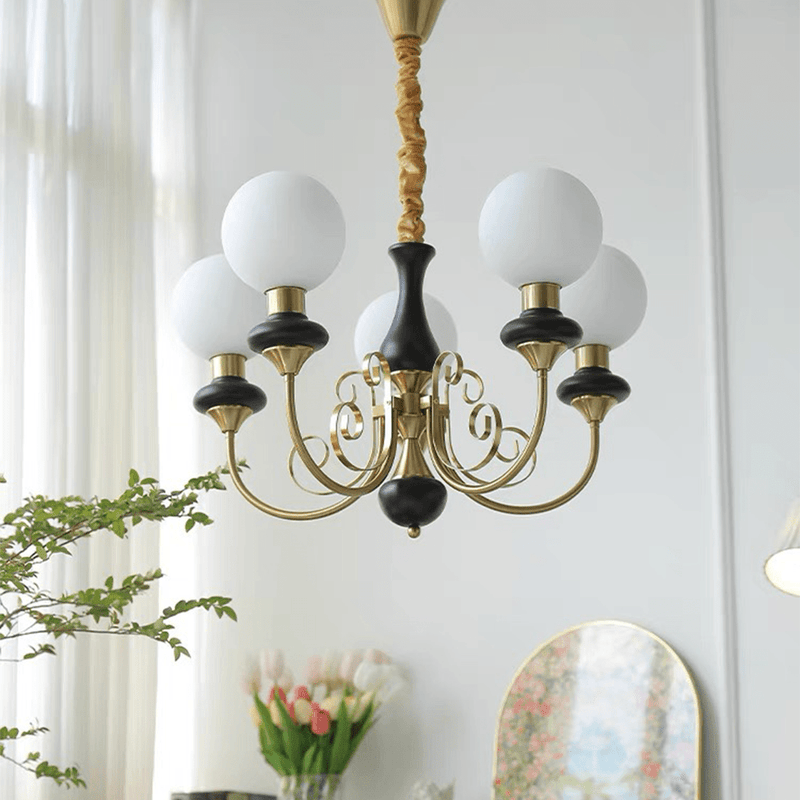 Lustre contemporâneo em onyx