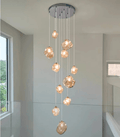 Lustre contemporâneo para escada