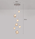 Lustre contemporâneo para escada