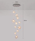Lustre contemporâneo para escada