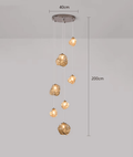 Lustre contemporâneo para escada