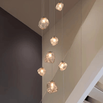 Lustre contemporâneo para escada