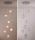 Lustre contemporâneo para escada