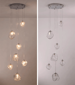 Lustre contemporâneo para escada