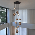 Lustre contemporâneo para escada