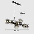 Lustre contemporâneo para mesa de refeição A