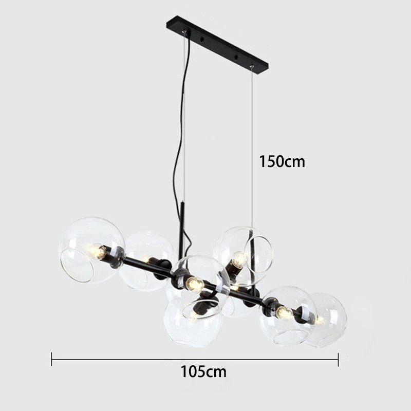Lustre contemporâneo para mesa de refeição B