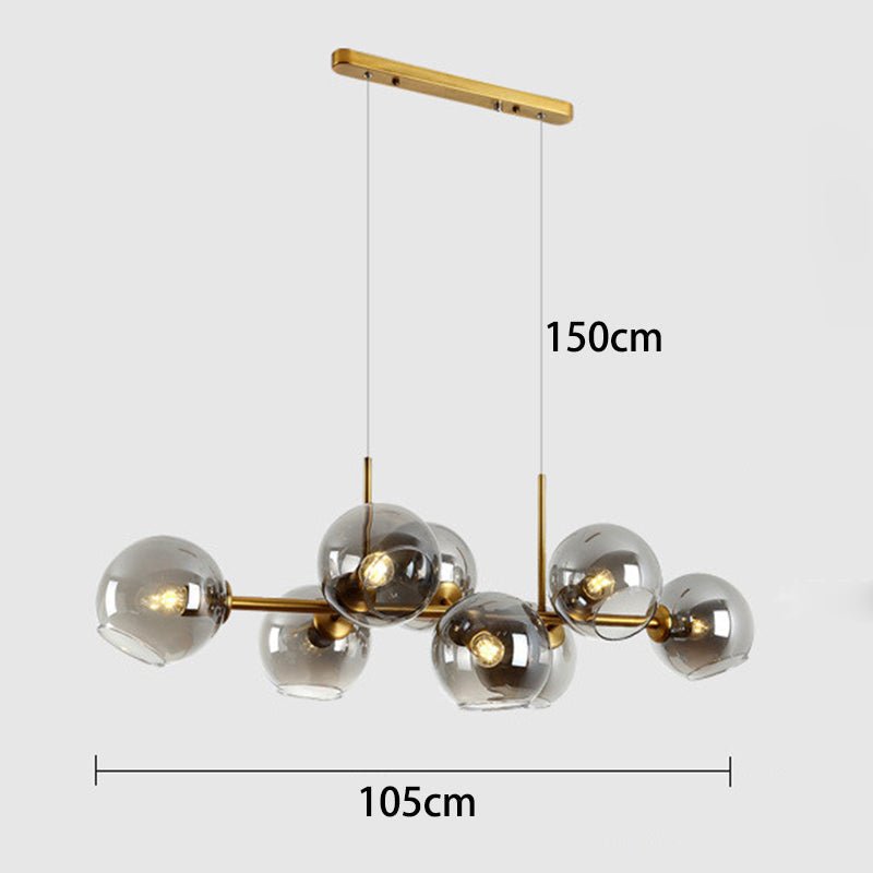 Lustre contemporâneo para mesa de refeição C