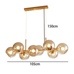 Lustre contemporâneo para mesa de refeição E
