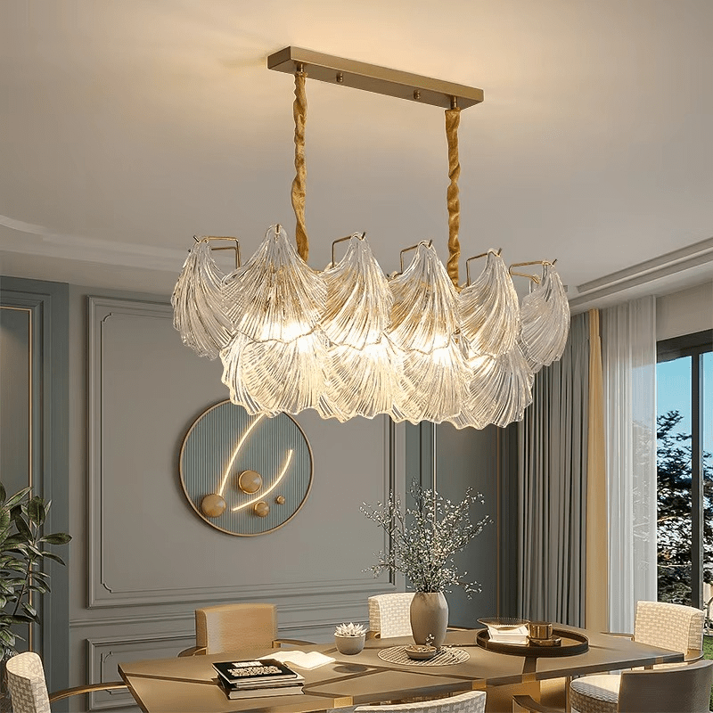 Lustre de Concha Suave Oval - L88cm*L35cm*H38cm L34.65"*L13.78"*H14.96"