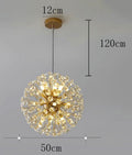 Lustre de Cristal Elegante 50cm