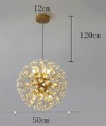 Lustre de Cristal Elegante 50cm