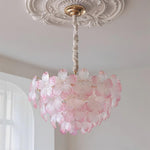 Lustre de Flores Treviso Rosa