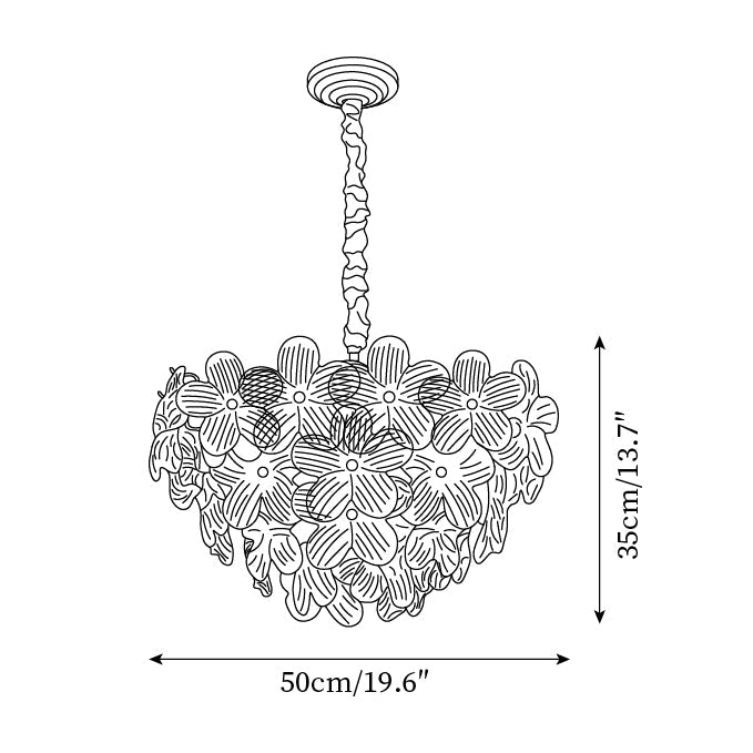 Lustre de Flores Treviso