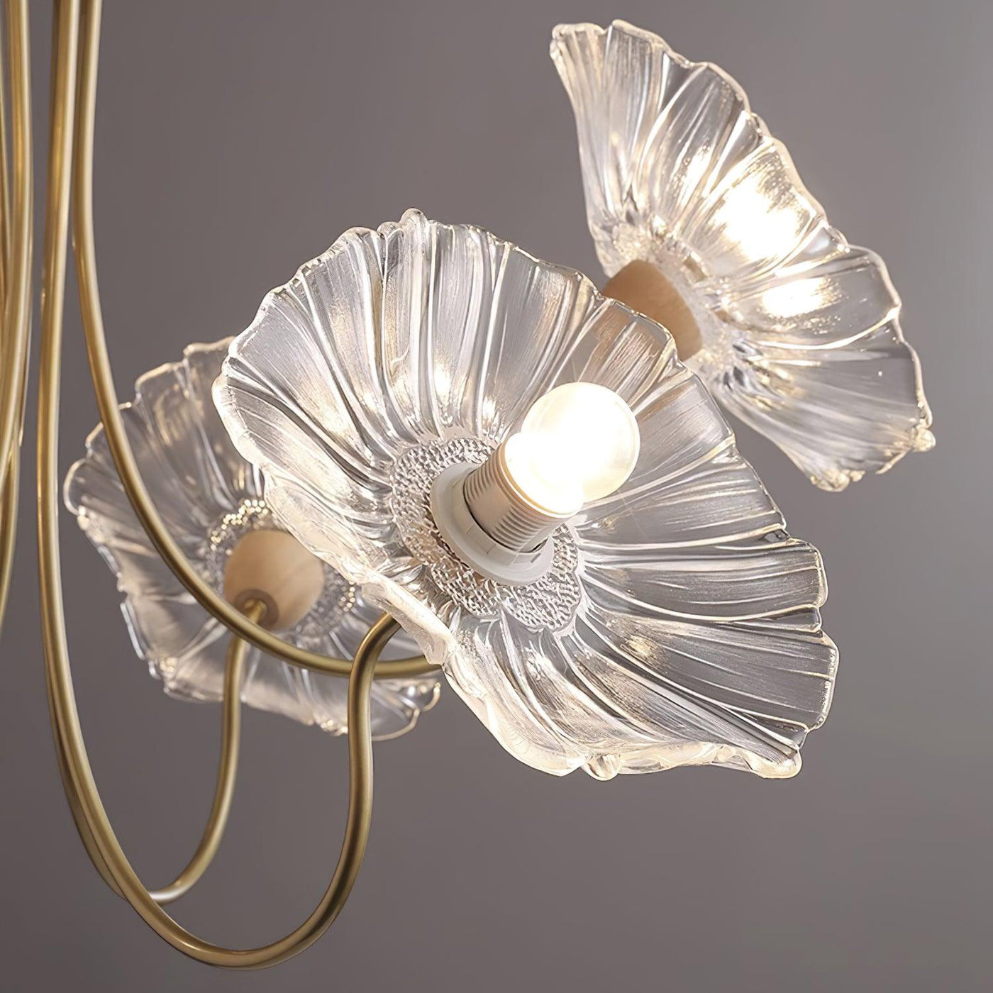 Lustre de Flores em Vidro Murano
