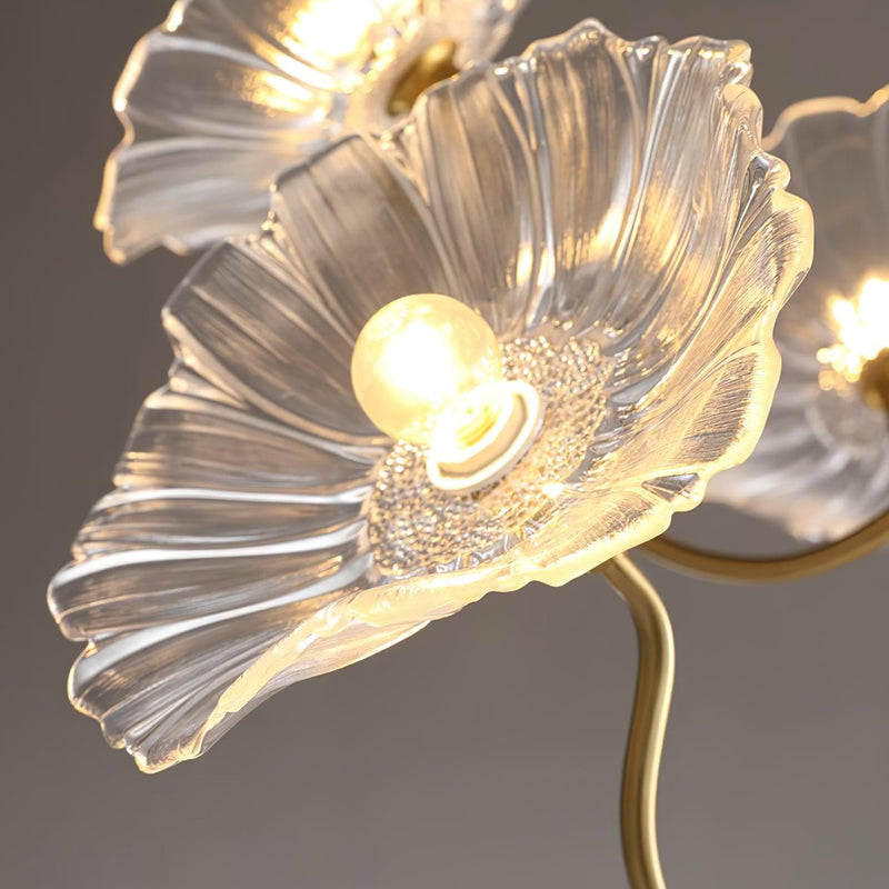 Lustre de Flores em Vidro Murano