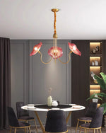 Lustre de Flores em Vidro Murano