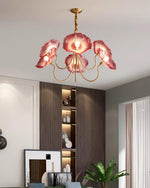 Lustre de Flores em Vidro Murano